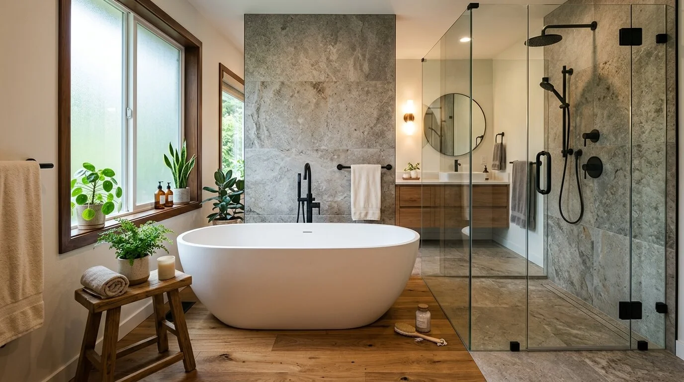 bathroom installation in Accrington